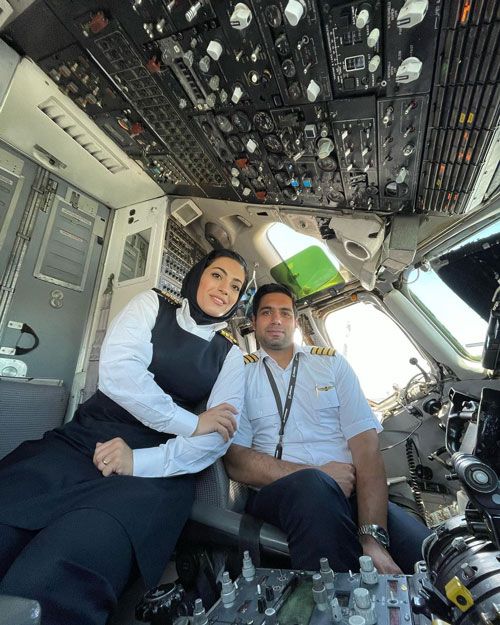 نشاط جهانداری بیوگرافی کامل شایسته ترین خلبان زن ایران